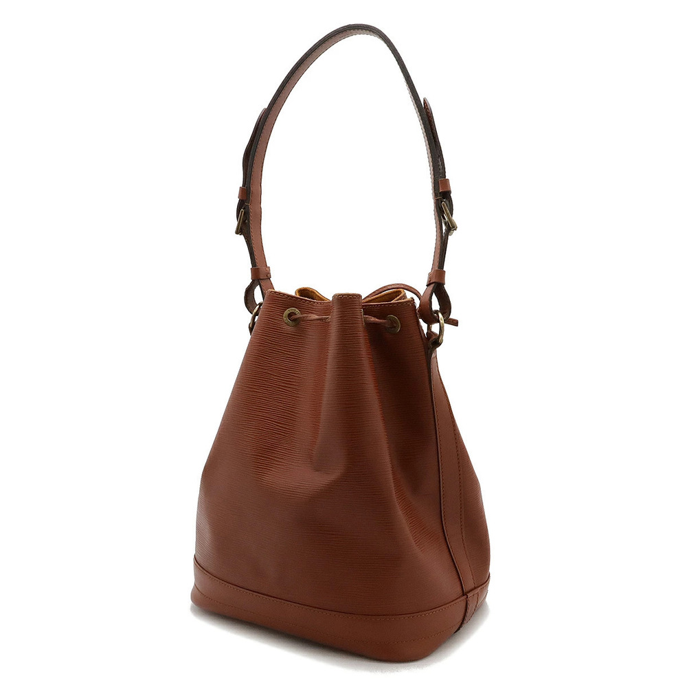 Louis Vuitton Hobo Brown Drawstring Kenya Bag Noe Epi Leather Shoulder Brown